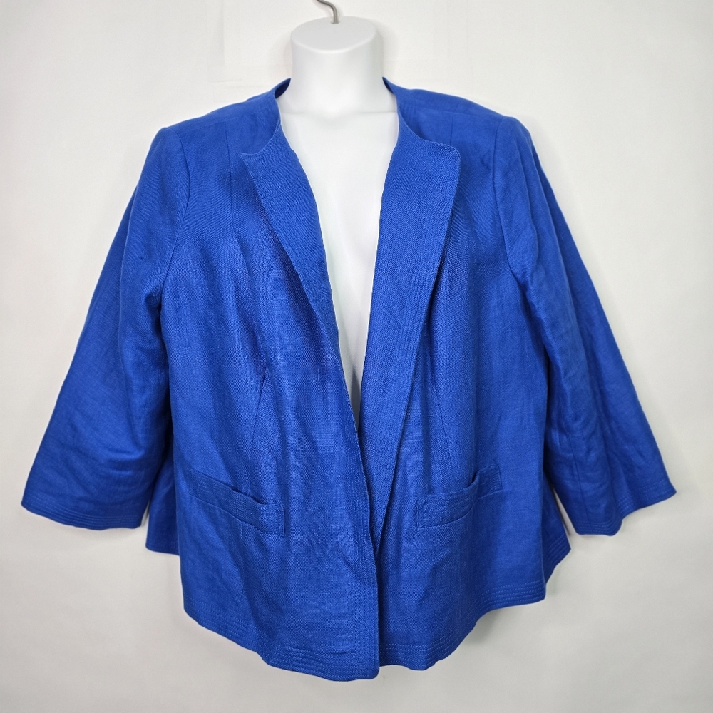 Talbot Royal Blue Open-Front Jacket